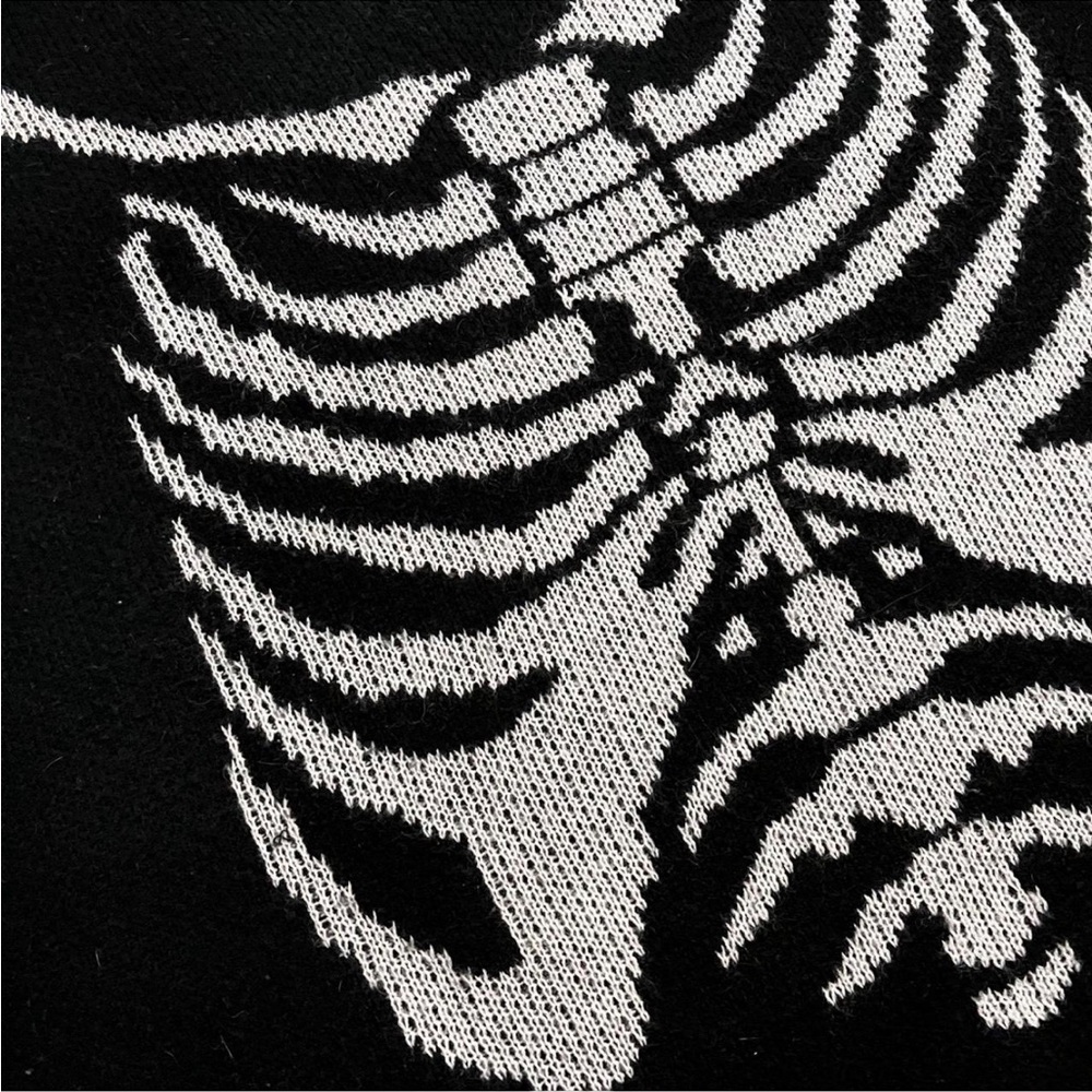 5/$25 - Boxy Fit Skeleton Sweater - Picture 2 of 2